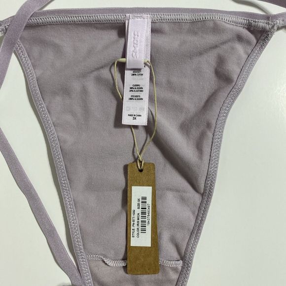 SKIMS Fits Everybody T-string Thong Women's 3X Iris Mica Purple G-string NEW - Picture 10 of 12